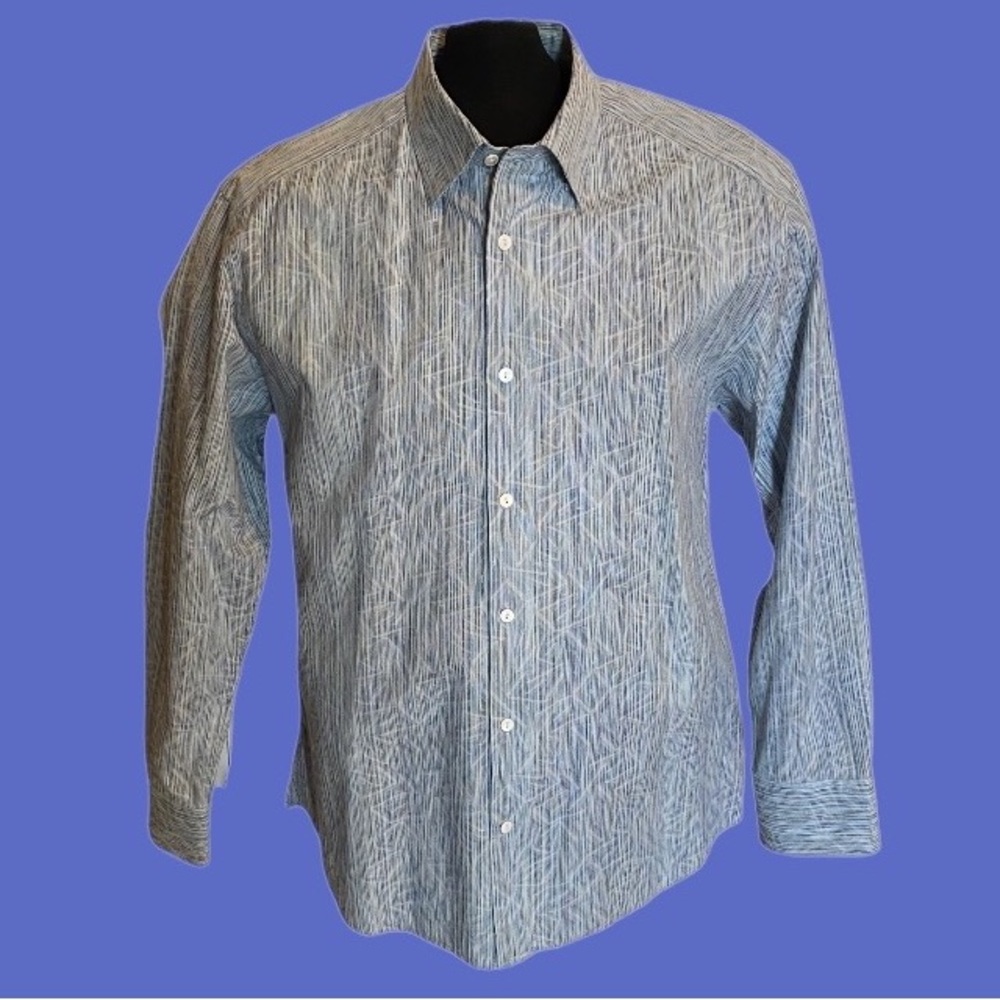 Jhane Barnes Men's Button Down Shirt Large